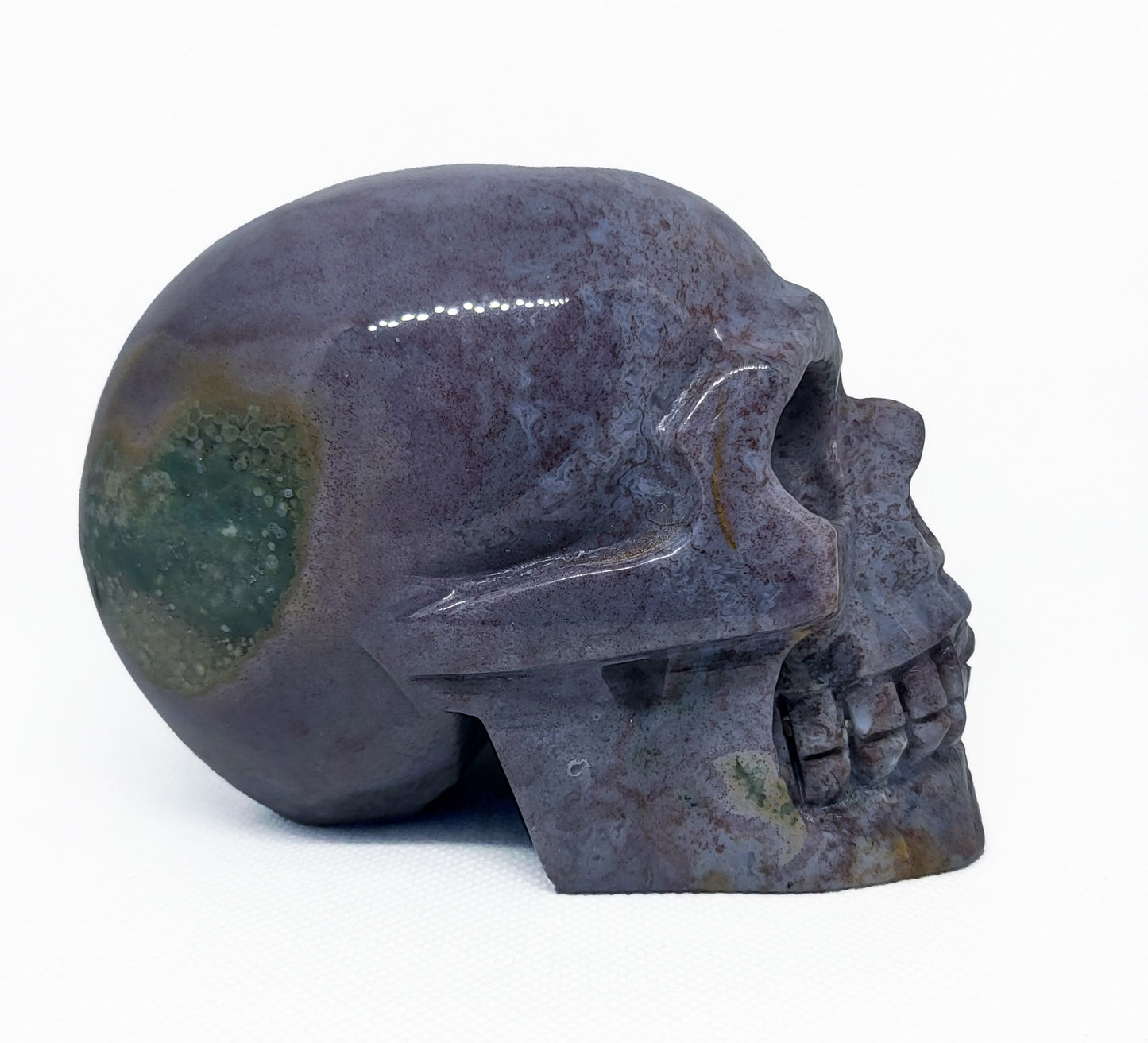 Skull, Purple Ocean Jasper SKL325