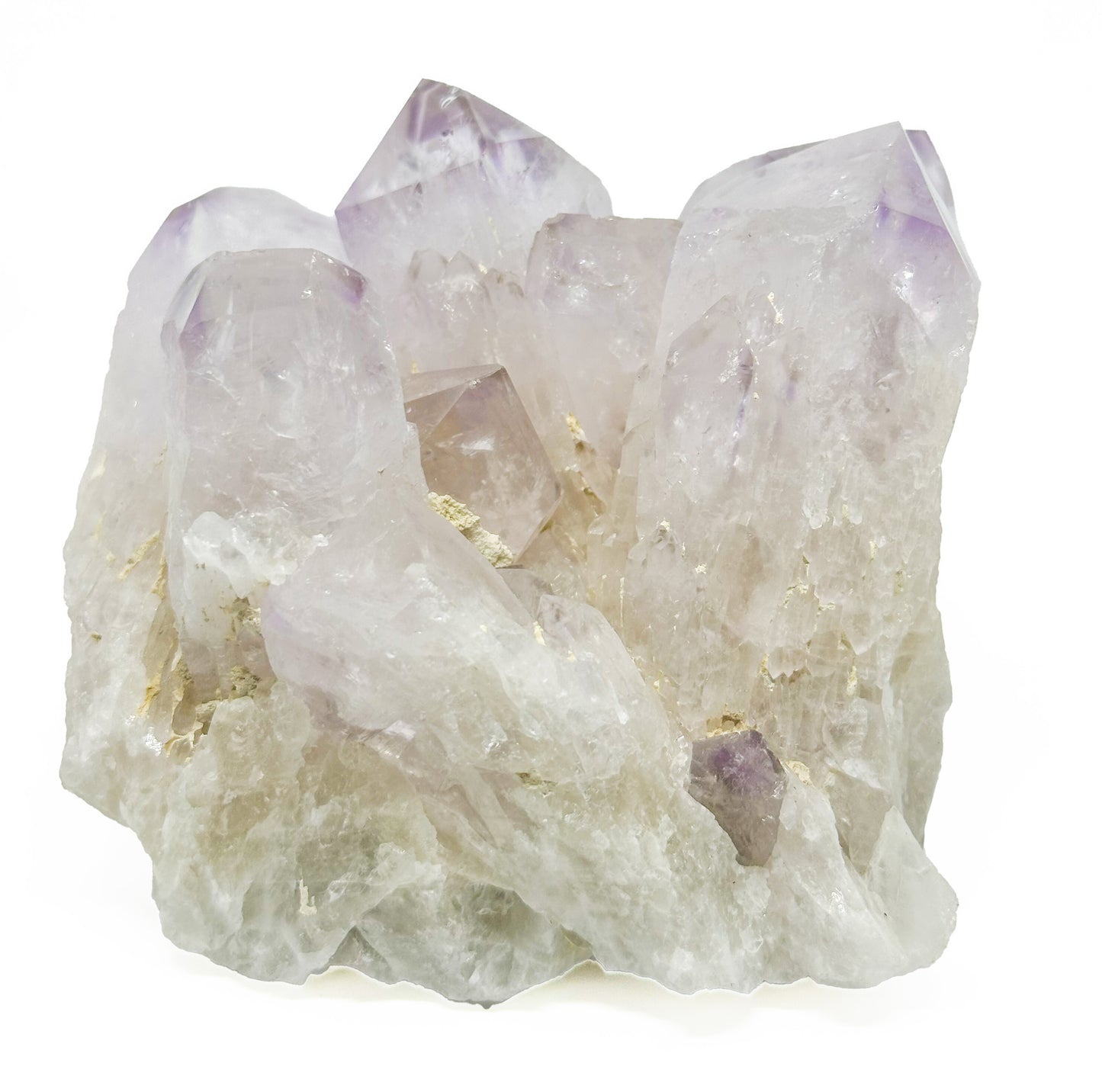 Phantom Amethyst and Smoky Quartz Cluster AMPH04